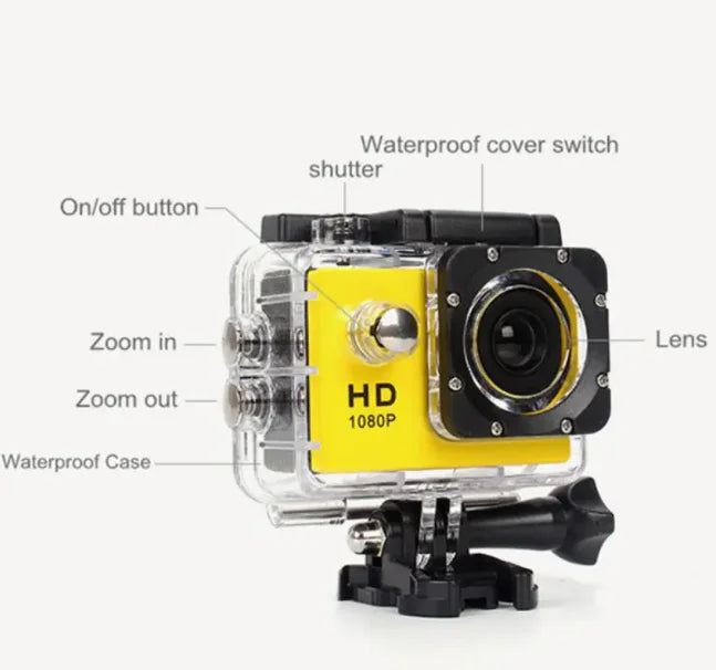 AdventurePro™ 1080P Waterproof Action Camera